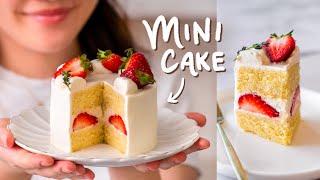 a mini strawberry shortcake...for one person