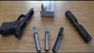 Glock 19 Factory Barrel vs KKM vs Lone Wolf Barrel