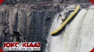 Joko gegen Klaas Venezuela Klaas am Abgrund des Wasserfalls   Das Duell um die Welt  ProSieben