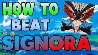 How to EASILY Beat La Signora in Genshin Impact - Free to Play Friendly