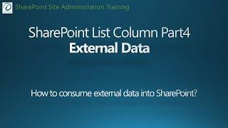 SharePoint 2016 Tutorial - Create External Data List Column