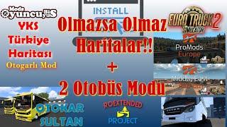 ETS 2  3 IN 1 Harita Kurulum Videosu  Promods 2.60  YKS Türkiye  Roextended