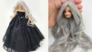 DIY Barbie Transformation Idea   DIY Ideas For Your Barbie  DIY Barbie Makeover  DIY Barbie Dress