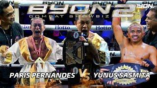 CHAMPION PARIS PERNANDES. PARIS VS YUNUS. TKO RONDE SATUUU. NINA BOBOOO YUNUS