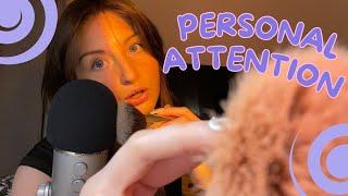 ASMR Triggers on your face‍️ Personal attention mic triggers mouth sounds whispering
