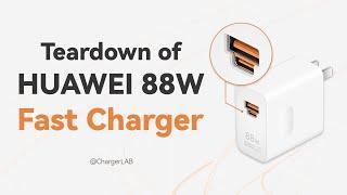 Single or Dual Ports?  Teardown of HUAWEI 88W Fast Charger P60 Series