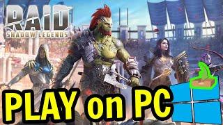  How to PLAY  RAID Shadow Legends  on PC ▶ DOWNLOAD and INSTALL Usitility2