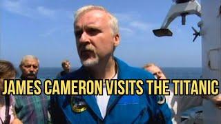 James Cameron and Tony Robinson visit the Titanic
