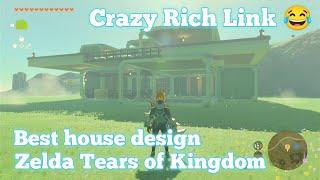 Best house design Zelda Tears of Kingdom  Crazy Rich design #zeldatearsofthekingdom