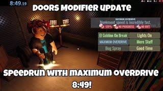 ROBLOX-Doors Modifier Update Speedrun with Maximum overdrive849