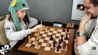 Pinkamena 1716 vs A. Gorskiy 1752. Chess Fight Night. CFN. Blitz