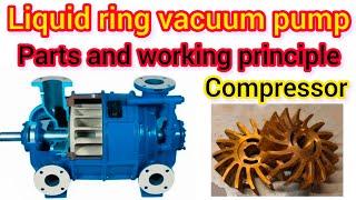 LIQUID RING VACUUM PUMP  WORKING & PRINCIPLES OF VACUUM PUMP  compressor  vacuum pump  #pump