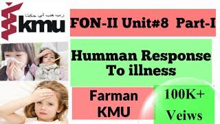 Human Response To illnessPart-I FON-II Unit-8  Dimensions of Wellness  KMU Lectures With MCQS.