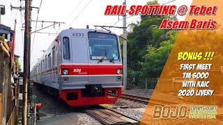 COMMUTER LINE  Kompilasi Perdana Rail-Spotting di Tebet Asem Baris  BJTH
