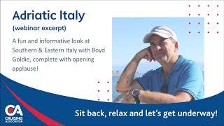 Adriatic Italy webinar excerpt