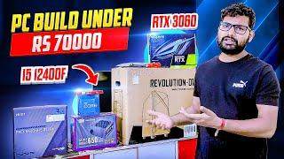 Pc build with i5 12400f & Rtx 3060  Pc Build under Rs 70000