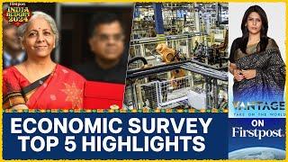 Budget 2024 Economic Survey Projects 6.5-7% growth for India  Vantage with Palki Sharma