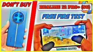 REALME 12 PRO PLUS 5G FREE FIRE TESTrealme 12 pro+ 5g free fire gameplay+Heating+Battery Drain Test