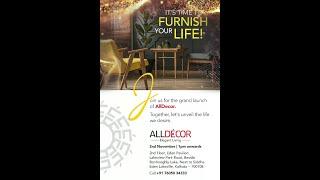 ALLDECOR furniture video