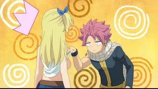 Natsu taking a Peek at Lucys ****   NatsuLucy Funny Moments #fairytail #anime