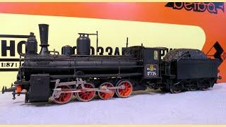 Russian H0 model train set by Drusba from the eighties imported by Markscheffel & Lennartz