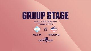 Argentina vs United States  2024 Concacaf W Gold Cup