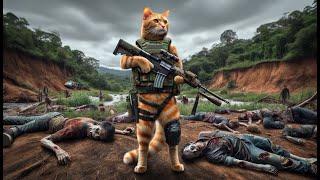 Part 1 The zombies are comingThe little cat saved the world  