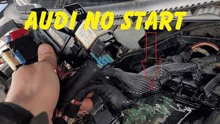 Audi A4 B7 No start  Water damage  No ECU communication