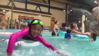 Lazy River ride at Silver Rapid Indoor Waterpark @ Silver Mountain Resort Idaho #idaho