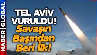 Tel Avivi Bu Füzeler Vurdu İsrail Savaş Uçakları Lübnanda Düşürülecek