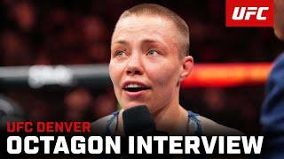 Rose Namajunas Octagon Interview  UFC Denver