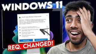 Microsoft Changed Windows 11 System RequirementAgain Windows 11 Now on Old PC?