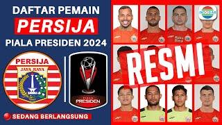 Daftar Pemain Persija Jakarta Piala Presiden 2024