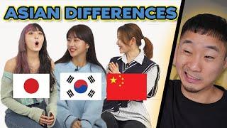 The REAL Difference Between Chinese Korean & Japanese People