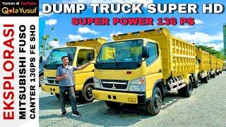 Mitsubishi Canter 136 PS FE SHD  Fuso Colt Diesel FE SHD K 6 Ban Super Power Karoseri Dump Truck