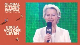 Ursula von der Leyen on €260M for Gavi & €213M for humanitarian aid  GCF NYC 2024