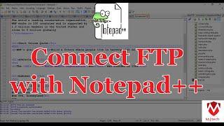 How to Connect FTP with Notepad++