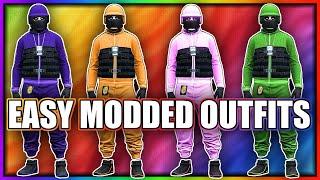 GTA5 I *NEW* Create 4 Easy Adversary Colored Modded Outfits MALE