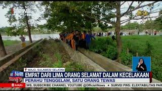 Perahu Tenggelam Satu Orang Tewas di Wajo Sulawesi Selatan