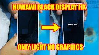 Huawei Y7 2018 No Display Only Light Repair  Black Display Fix  Schematics Tracing Method