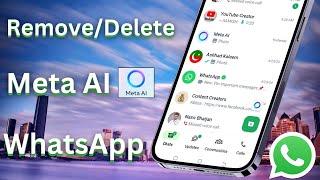 How to Remove Ask Meta Ai from WhatsApp  Android  iPhone