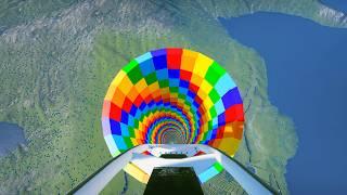 3500 FT Rainbow Drop Down Roller Coaster – Planet Coaster