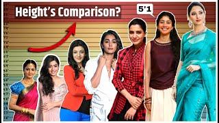 South Indian Actress Height Comparison  Who is Tallest actress in South Indian Movies ?