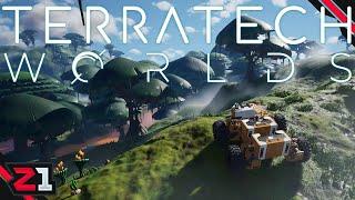 Exploring A NEW WORLD Fighting For Parts And Building A Base  Terratech Worlds E1