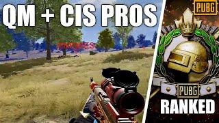 PUBG ranked QM Bestoloch and CIS Pros Fight against SQUADS