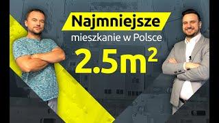 NAJMNIEJSZE MIESZKANIE W POLSCE 25 m2