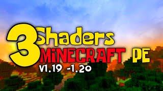 3 SHADERS MINECRAFT PE  V1.19 - 1.20  MINECRAFT INDONESIA