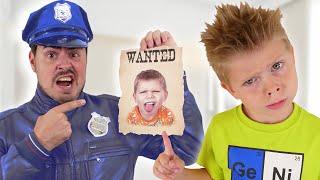 Платоха Моха и папа играют в полицейскую погоню - Сборник видео для детей