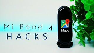 Mi Band 4 Hidden Features + ULTIMATE HACKS Camera Shutter  Maps and more 