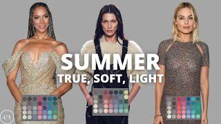 How to Find Your Color Season True Soft & Light SUMMER Color Analysis